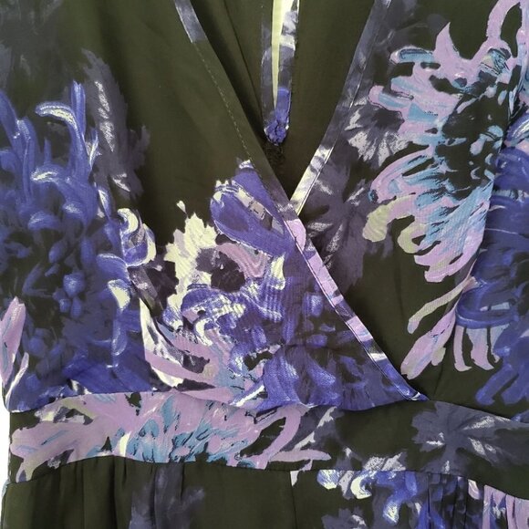 Asos Black Floral Short Sleeve Romper - Picture 9 of 9